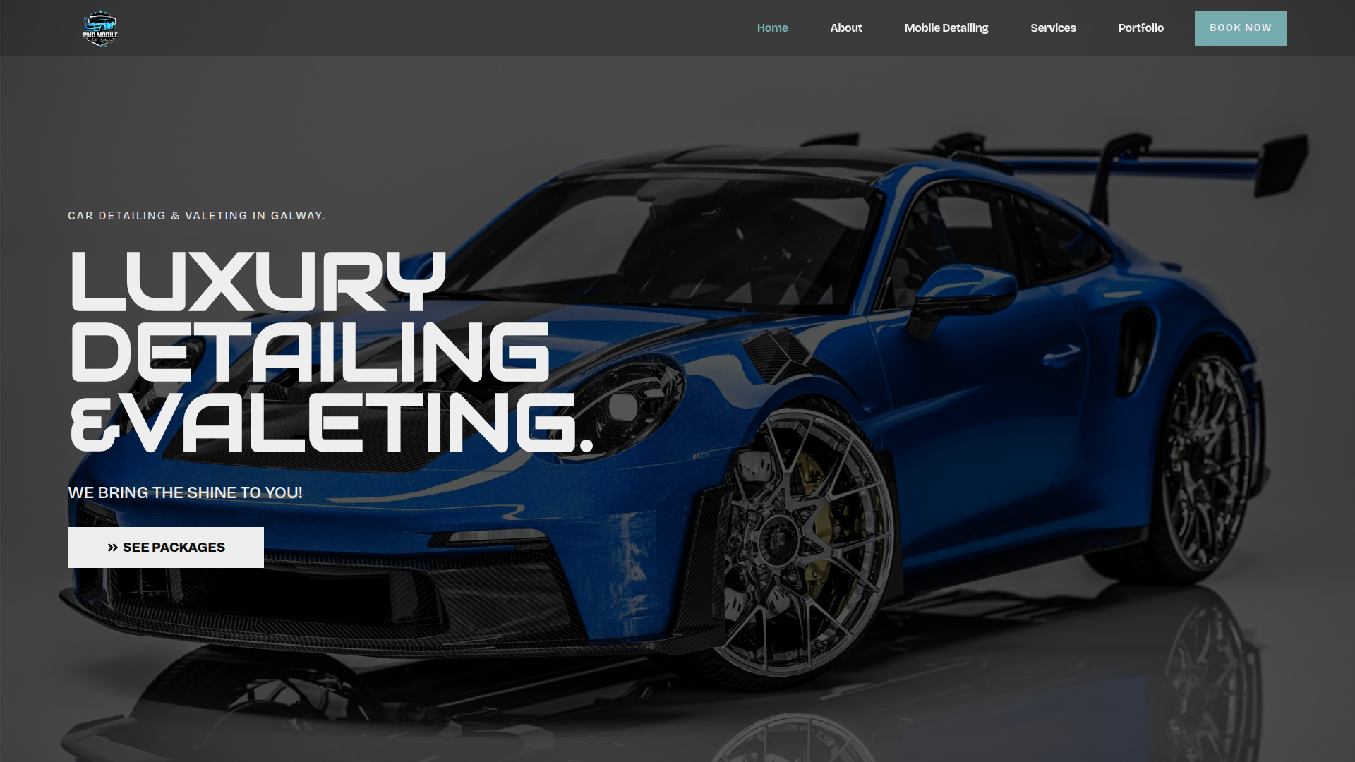 PMO Auto Detailing website